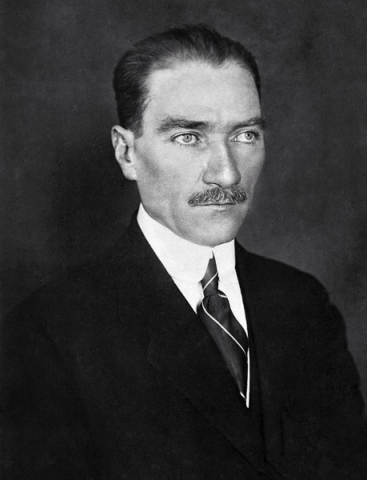 Meclis Başkanı Mustafa Kemal Paşa'nın portresi, 1921.